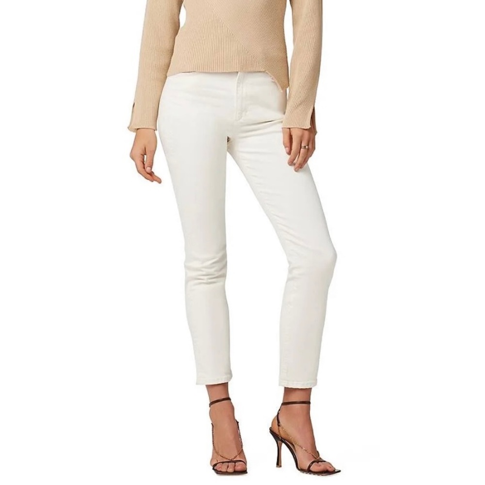 Joe's Jeans White Cropped Ankle Jeans